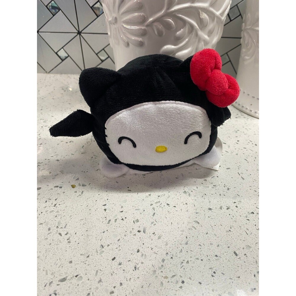Sanrio Hello Kitty 2 In 1 Reversible Plush -Bat and Witch- Halloween 4.5in